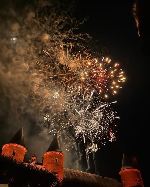 Le château de Bourlémont s’illumine de 1000 feux