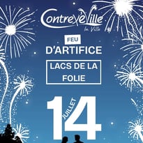 Dj et feu d'artifice du 14 juillet