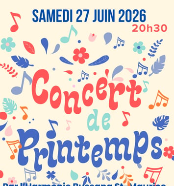 Concert de printemps de l'harmonie Bussang-Saint-Maurice