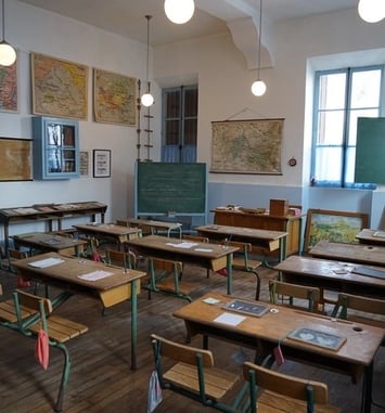 Visite d'une école d'antan