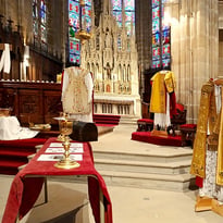 Exposition des objets liturgiques