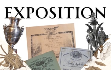 Exposition "Histoire des récompenses agricoles : autour des objets d'art décernés comme prix par Napoléon III et du Mérite Agricole créé par Méline"