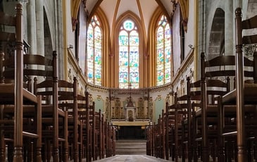 Visite libre ou commentée de l'église Saint-Christophe et de sa chapelle unique en Europe