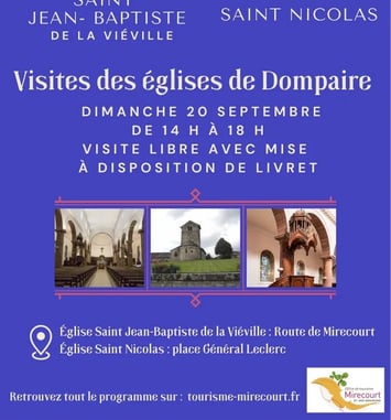 Visite libre avec livret de deux églises