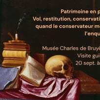 Visite guidée "Patrimoine en péril : vol, restitution, conservation. Quand le conservateur mène l'enquête"