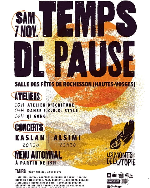 Kaslan et Alsimi en concert aux Monts de l'Utopie